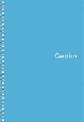 Spirálfüzet, A5, kockás, 80 lap, PP borító, SHKOLYARYK "Genius", vegyes