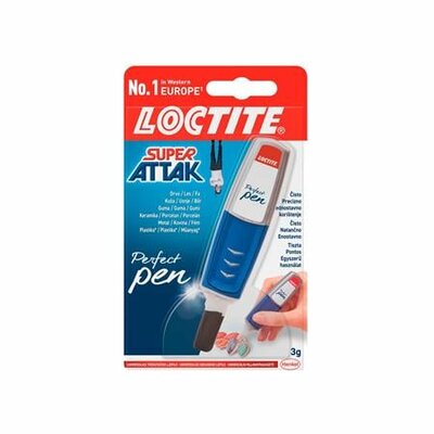 Pillanatragasztó, 3 g, HENKEL "Loctite Super Bond CREATIVE Perfect Pen"