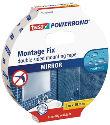 Tükörragasztó szalag, 19 mm x 5 m, TESA "Powerbond", (5 méter)