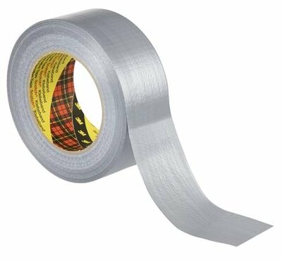 Ragasztószalag, vinyl, 48 mm x 50 m, 3M SCOTCH "Duct", ezüst, (50 méter)