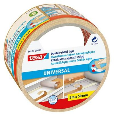 Ragasztószalag, kétoldalas, 50 mm x 5 m, TESA, "PP 56170", (5 méter)