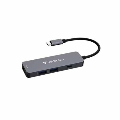 VERBATIM - USB-C Essentials többportos elosztó - 32155