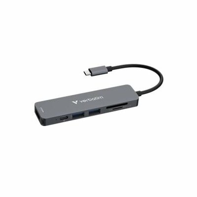 VERBATIM - USB-C Essentials többportos elosztó - 32156
