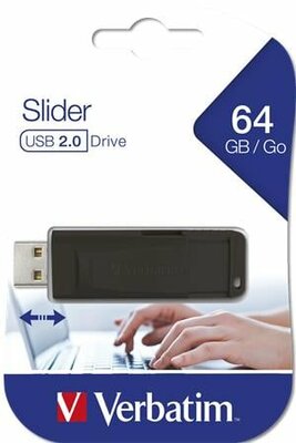 VERBATIM - Csúszka USB meghajtó 64 GB - 98698