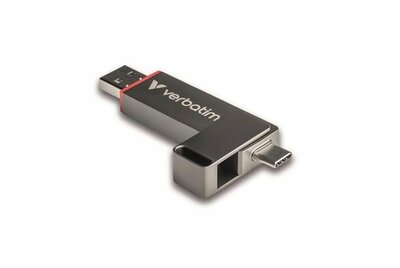 VERBATIM - Kettős QuickStick USB-C/USB-A pendrive - 512 GB - 32042