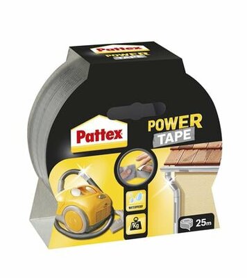 Ragasztószalag, 50 mm x 25 m, HENKEL "Pattex Power Tape", ezüst, (25 méter)