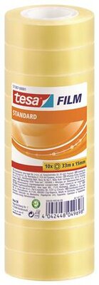 Ragasztószalag, 15 mm x 33 m, TESA "tesafilm®", átlátszó, (10 db)