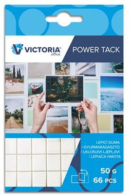 Gyurmaragasztó, 66 kocka/csomag, VICTORIA OFFICE, (66 db)