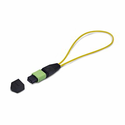 Startech - MPO loopback anya csatlakozó, egymódusú 9/125 MPO-12 anya optikai szálas loopback adapter, MPO/MTP-APC - LOOPBACKMTP12OS2SMF