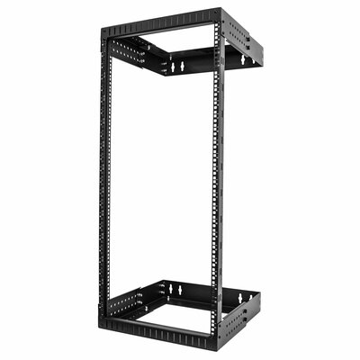 Startech - 2 oszlopos, 24U magas, nagy teherbírású, falra szerelhető hálózati rack, 19" - RACK-24U-20-WALL-OA