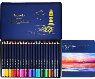 Deli Finenolo 36 db-os fémdobozos színesceruza készlet