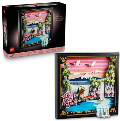 LEGO® Art Tájkép a japán cseresznyevirágzásról Művészet 31218