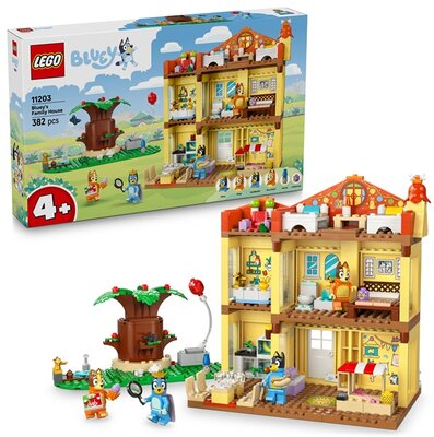 LEGO® Bluey: Bluey családi háza, játékkészlet, otthonépítőszett 11203