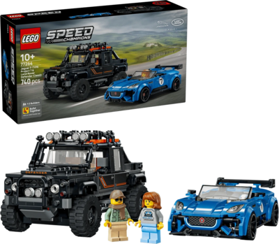 LEGO® Speed Champions Jaguar Project 7 és Land Rover Defender 77264