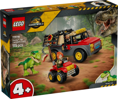 LEGO® Jurassic World™ Fiatal T-Rexet szállító teherautó 77978