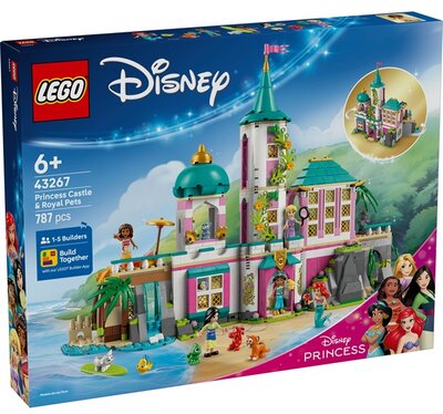 LEGO® | Disney hercegnő Hercegnőkastély és a hercegnők állatkái, játék építőkészlet 43267