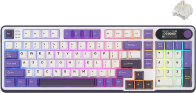 ROYAL KLUDGE - RK-S98 GAMING KEYBOARD (US LAYOUT) - BEIGE SWITCH - Blackberry - RK-S98-BBERRYMS-BEGSW-US