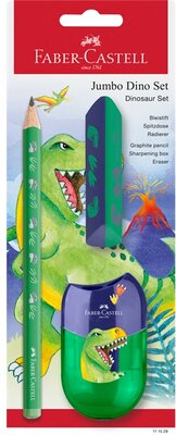 Faber-Castell Jumbo Dinoszaurusz HB háromszögletű grafitceruza szett