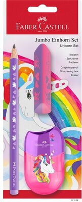 Faber-Castell Jumbo Unikornis HB háromszögletű grafitceruza szett