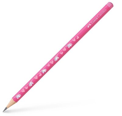 Faber-Castell Unikornis HB háromszögletű rózsaszín grafitceruza
