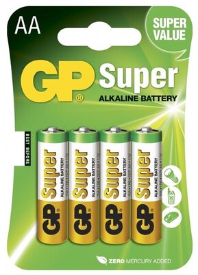 GP elem Super alkáli ceruza (AA) GP15A-BL4 4db