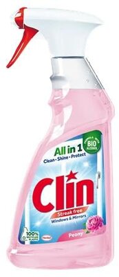 Ablaktisztító, 500 ml, szórófejes, CLIN "Peony"