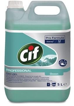 Általános tisztító- és fertőtlenítőszer, 5 l, CIF "Professional Oxy-Gel", óceán, (5 liter)