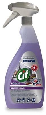 Általános tisztító- és fertőtlenítőszer, 750 ml, CIF "Pro Formula Safeguard" 2in1
