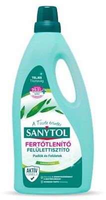 Felület tisztító-és fertőtlenítőszer, 1 l, SANYTOL, eukaliptusz