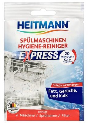 Mosogatógép tisztító por, 30 g, HEITMANN "Express"