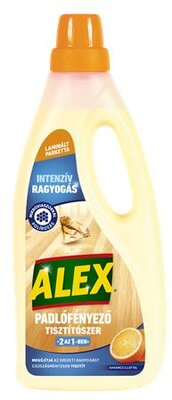 Padlótisztító folyadék, laminált padlóhoz, 750 ml, ALEX "Extra ragyogás", narancs illattal