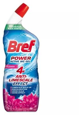 WC-tisztítógél, 750 ml, BREF, virág