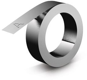 Feliratozógép szalag, rozsdamentes acél, 12 mm x 6,4 m, DYMO "M1011"