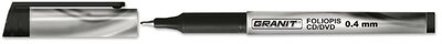 Alkoholos marker, OHP, 0,4 mm, GRANIT "M854", fekete, (20 db)