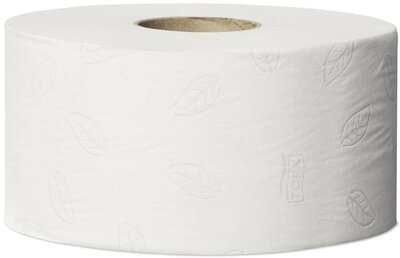 Toalettpapír, T2 rendszer, 2 rétegű, 18, 8 cm átmérő, Advanced, TORK "Mini Jumbo", fehér, (12 tek)