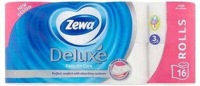 Toalettpapír, 3 rétegű, kistekercses, 16 tekercs, ZEWA "Deluxe, fehér, (16 tek)