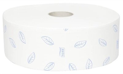 Toalettpapír, T1 rendszer, 2 rétegű, 26 cm átmérő, Premium, TORK "Soft Jumbo", fehér, (6 tek)