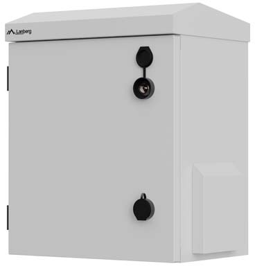 Lanberg - RACK SZEKRÉNY 10" FALI/RÖGZÍTHETŐ IP55 HERMETIKUS 320X220X400 SZÜRKE - WAH1-3240-00S
