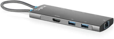 Assmann-DIGITUS USB-C dokkolóállomás, 8 portos - DA-70921