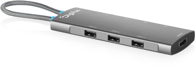 Assmann-DIGITUS USB-C dokkolóállomás, 8 portos - DA-70920