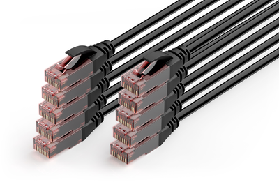 Assmann-DIGITUS CAT 6 U/UTP kültéri patchkábel, 5 m, PE, 10 darab - DK-1617-050-OD-10