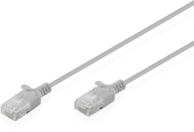 Assmann-DIGITUS CAT 6 U-UTP Slim patch kábel, 2 m, szürke - DK-1618-020S