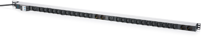 Assmann - IT BASIS PDU, függőleges, 1 fázisú 32A, 24 x C13, 2 x C19, 4 x Schuko, 3 m kábel, 32 A csatlakozó - DN-95453