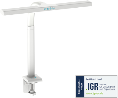 Assmann-DIGITUS LED asztali lámpa - 50cm, 1025lm, 7W, fehér - DA-90491