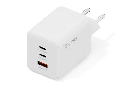 DIGITUS USB GaN töltő 100W, 2x USB-C, 1x USB-A - DA-10304