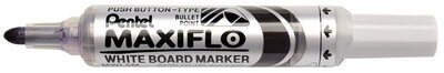 Táblamarker, 2,5 mm, kúpos, PENTEL "Maxiflo MWL5M", lila