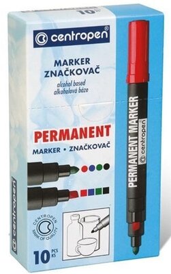 Centropen 8566 10db-os zöld permanent marker készlet