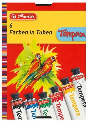 Herlitz 6x16ml 6 színű tempera