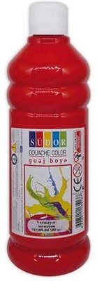 Tempera, 500 ml, Südor, piros