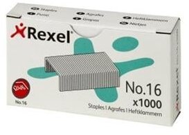 Tűzőkapocs, 24/6, REXEL "No.16", (1000 db)